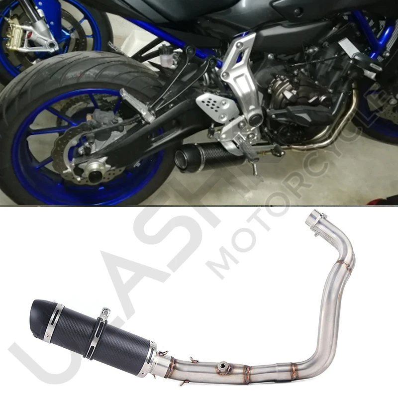 MT07 Exhaust For Yamaha MT-07 2014 2015 2016 2017Motorcycle Exhaust Muffler Modified Scooter Front Pipe Slip On Muffler Exhaust
MT07 Exhaust For Yamaha MT-07 2014 2015 2016 2017Motorcycle Exhaust Muffler Modified Scooter Front Pipe Slip On Muffler Exhaust