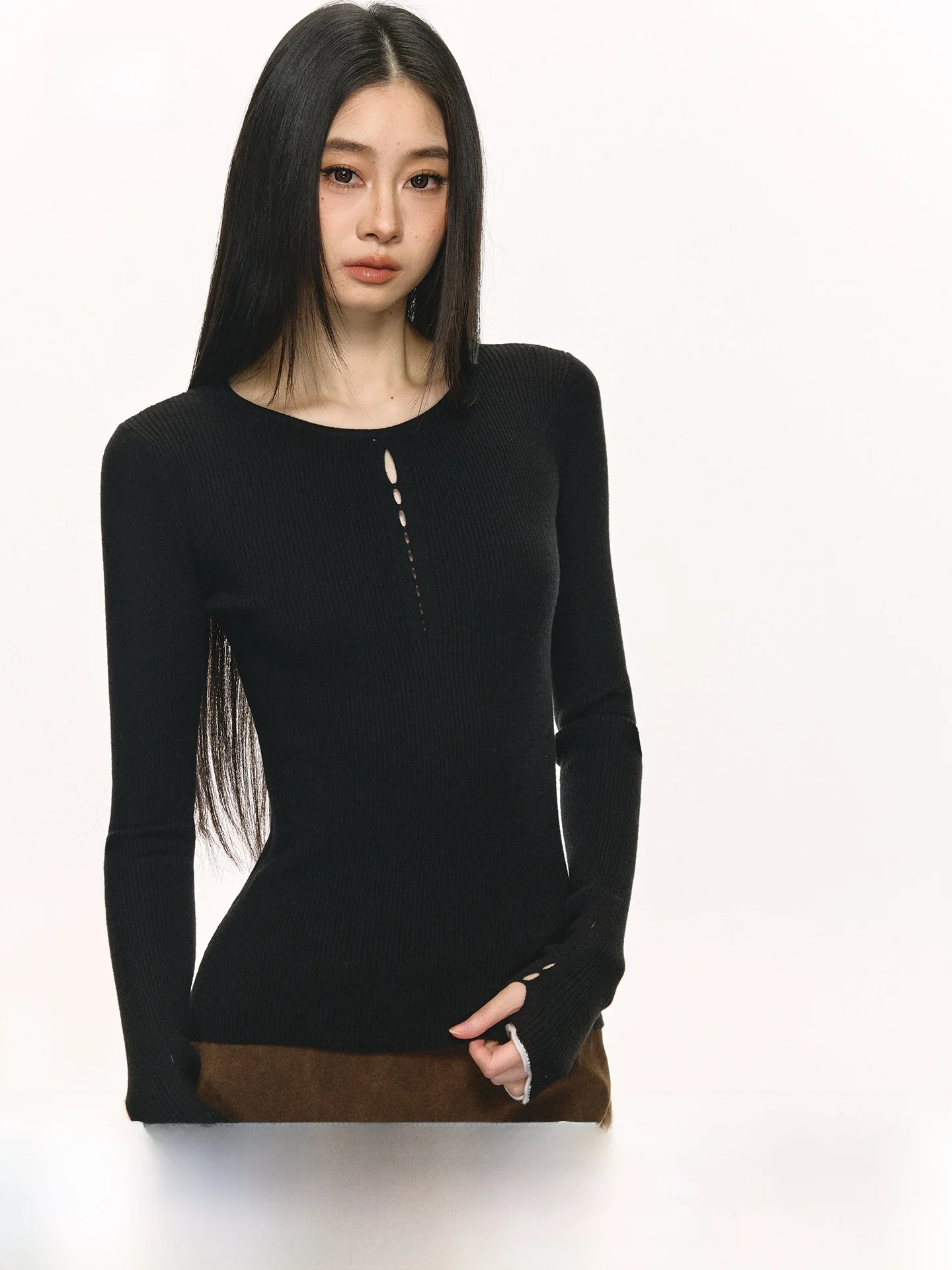 Anna Aneae Vintage Hollow out Knitwear Women's Slimming Faionable Base irt Spring Season Long Sve round Ne Regular Fit
Anna Aneae Vintage Hollow out Knitwear Women's Slimming Faionable Base irt Spring Season Long Sve round Ne Regular Fit