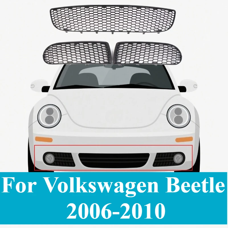 For Volkswagen Beetle 2006-2010 Fog Light Grilles with Precut Openings and Honeycomb Vented Lower Center Grill Replacement
For Volkswagen Beetle 2006-2010 Fog Light Grilles with Precut Openings and Honeycomb Vented Lower Center Grill Replacement