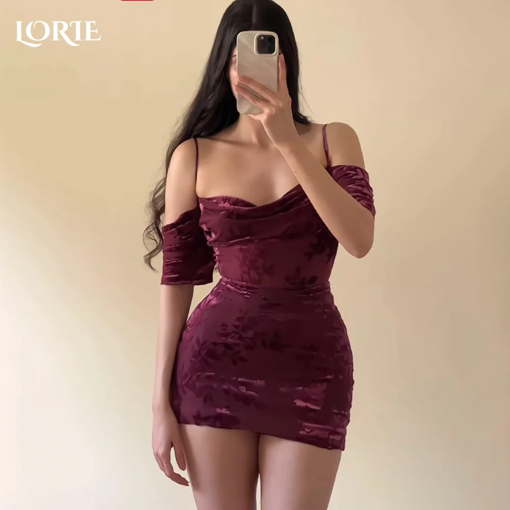 LORIE Короткие вечерние платья с открытыми плечами А-силуэта с короткими рукавами Bobycon Сексуальное платье для выпускного вечера с рюшами Аравия Вечерние платья по индивидуальному заказу
LORIE Короткие вечерние платья с открытыми плечами А-силуэта с короткими рукавами Bobycon Сексуальное платье для выпускного вечера с рюшами Аравия Вечерние платья по индивидуальному заказу