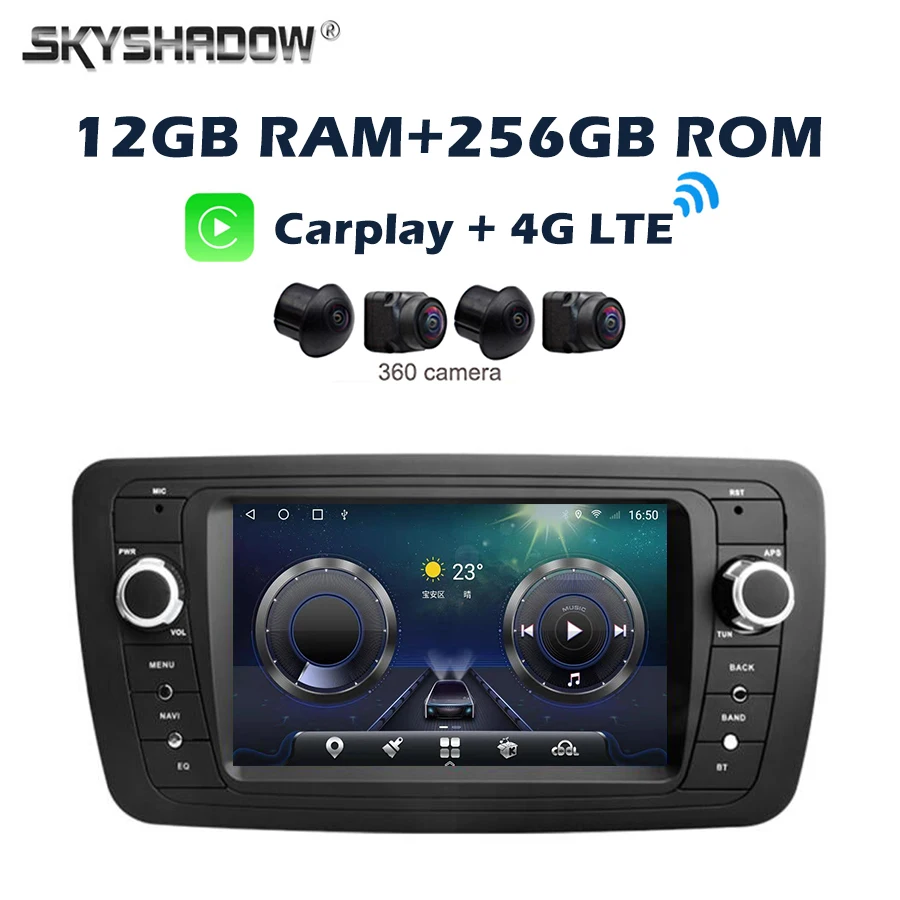 360 4G LTE 12G+256G Carplay Auto Android 14.0 IPS Car DVD Player GPS WIFI Bluetooth RDS Radio for Seat Ibiza 2009 2010 2011 2012
360 4G LTE 12G+256G Carplay Auto Android 14.0 IPS Car DVD Player GPS WIFI Bluetooth RDS Radio for Seat Ibiza 2009 2010 2011 2012