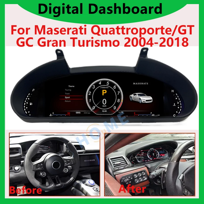 LCD Dashboard Linux Car Digital Cluster For Maserati GT Granturismo GT/Quattroporte 2004-2018 Panel Virtual Instrument CockPit
LCD Dashboard Linux Car Digital Cluster For Maserati GT Granturismo GT/Quattroporte 2004-2018 Panel Virtual Instrument CockPit