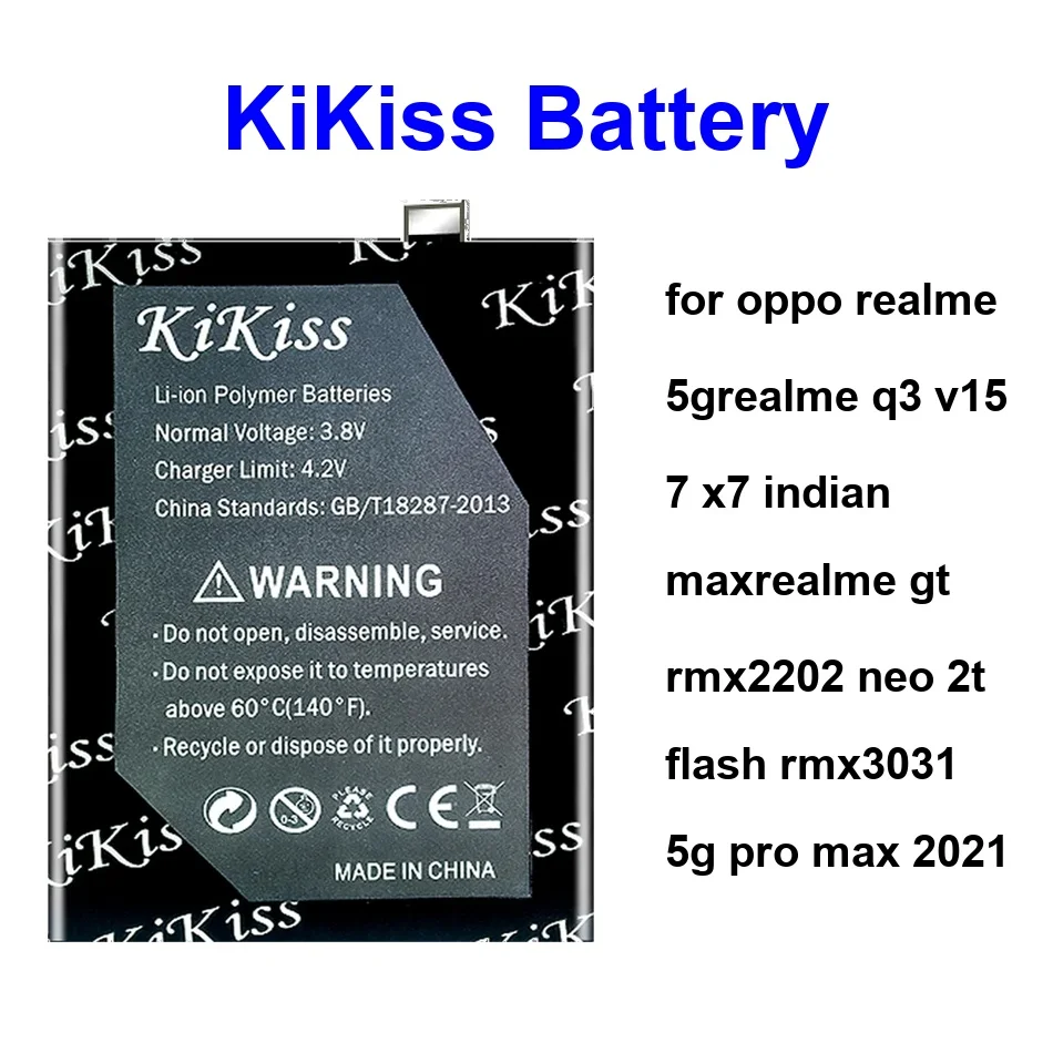 BLP849 BLP847 For Oppo Realme 5GREALME Q3 V15 7 X7 Indian Maxrealme GT RMX2202 Neo 2T Flash RMX3031 5G Pro Max 2021 Battery
BLP849 BLP847 For Oppo Realme 5GREALME Q3 V15 7 X7 Indian Maxrealme GT RMX2202 Neo 2T Flash RMX3031 5G Pro Max 2021 Battery