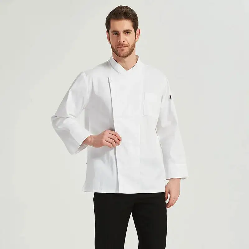 Autumn Winter Catering Chef Long Sleeved Workwear Printed With Logo Baking Restaurant Cafeteria Kitchen Clothes Jacket
Autumn Winter Catering Chef Long Sleeved Workwear Printed With Logo Baking Restaurant Cafeteria Kitchen Clothes Jacket