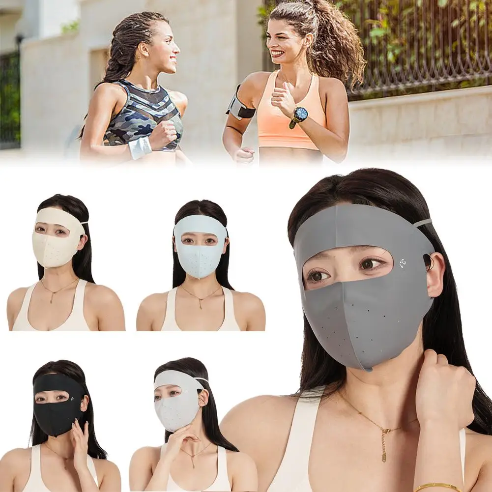 Ice Silk Sunscreen Mask Anti-UV Sun Protection Breathable Adjustable Straps Full Sun Women Hanging Ear Cover Face V1I6
Ice Silk Sunscreen Mask Anti-UV Sun Protection Breathable Adjustable Straps Full Sun Women Hanging Ear Cover Face V1I6