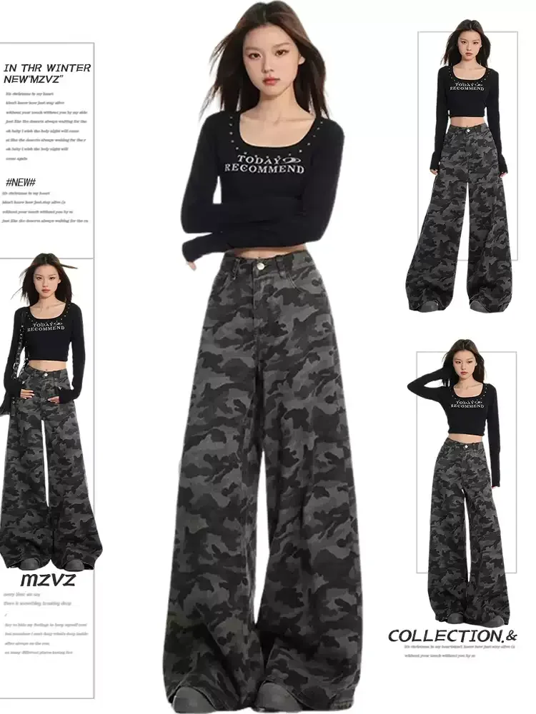 2025 Y2K Streetwear Oversized camouflage Baggy Jeans Fashion Harajuku Hip-hop Vintage Pop Wide-leg Women's Denim Pants Trousers
2025 Y2K Streetwear Oversized camouflage Baggy Jeans Fashion Harajuku Hip-hop Vintage Pop Wide-leg Women's Denim Pants Trousers