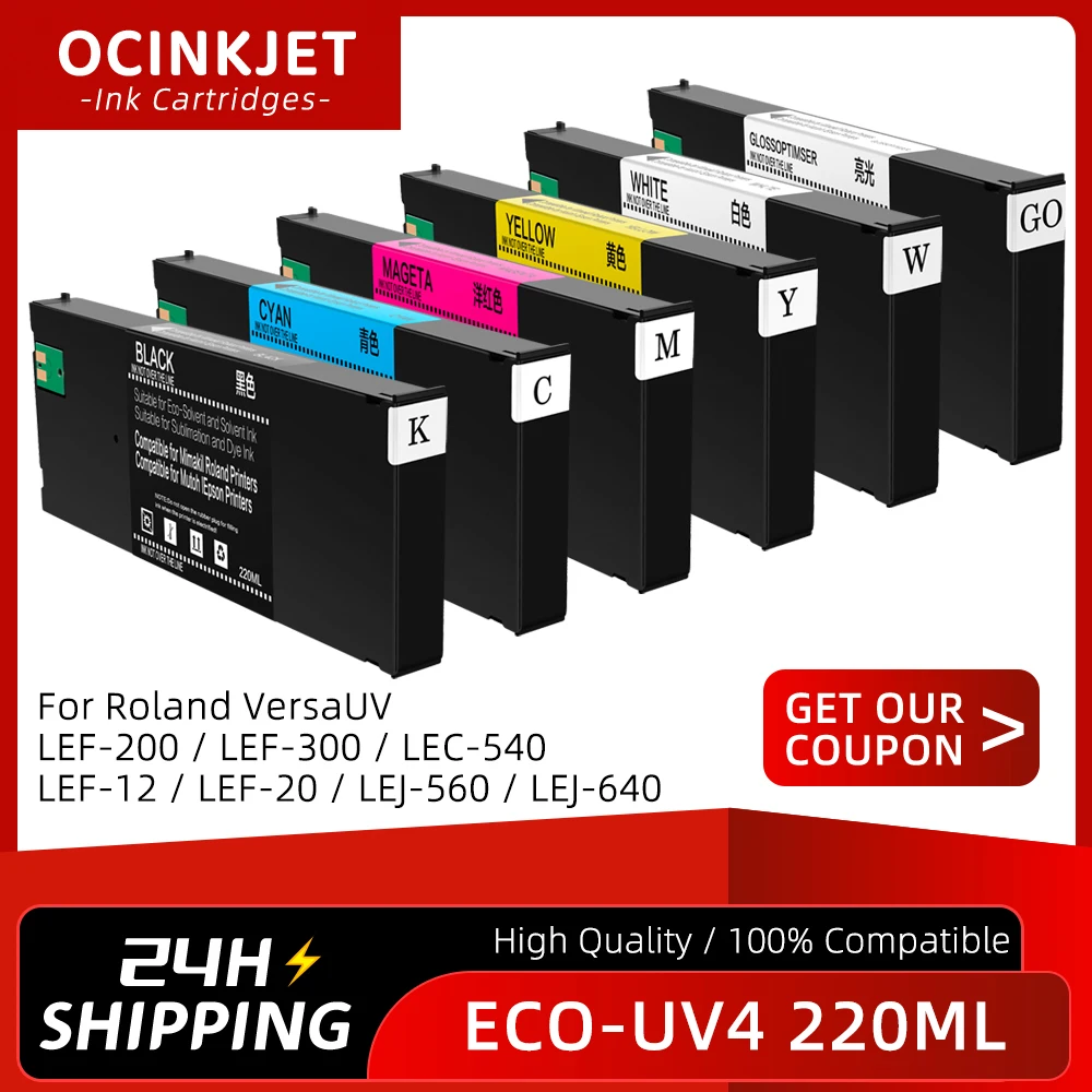 Картридж ECO-UV4 полный с УФ-чернилами 220 мл для Roland VersaUV LEF-200 LEF-300 LEC-540 LEF-12 LEF-20 LEJ-560 LEJ-640 Hard & Soft
Картридж ECO-UV4 полный с УФ-чернилами 220 мл для Roland VersaUV LEF-200 LEF-300 LEC-540 LEF-12 LEF-20 LEJ-560 LEJ-640 Hard & Soft