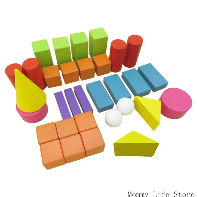 32PCS Learning Wooden Block Set for Children Geometric Block Learning Activity Toy for Preschool Kids
32PCS Learning Wooden Block Set for Children Geometric Block Learning Activity Toy for Preschool Kids