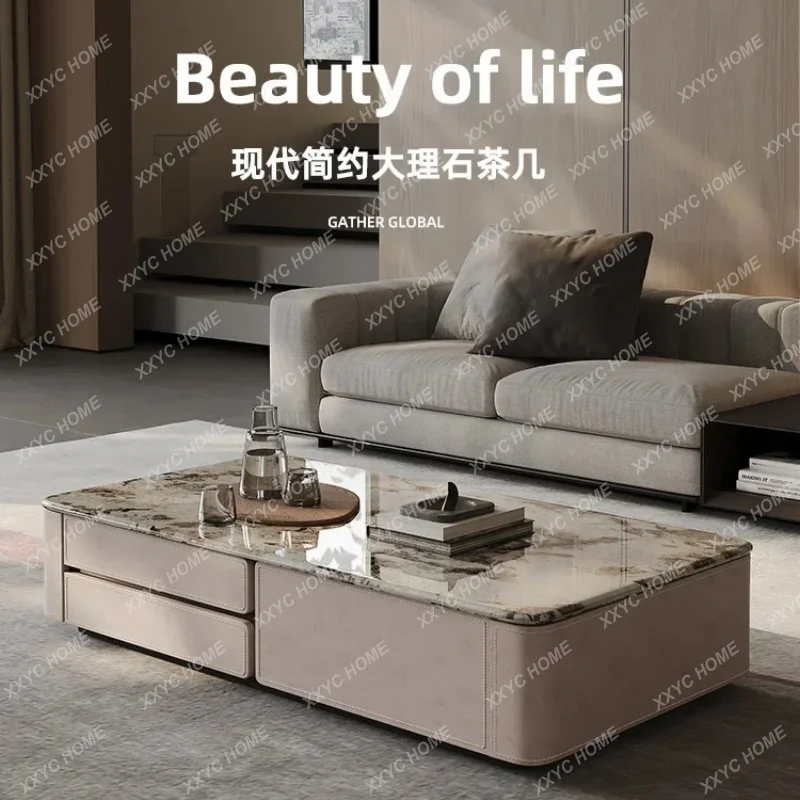 L minimalist marble coffee table living room household large and small apartment villa large flat layer saddle leather
L minimalist marble coffee table living room household large and small apartment villa large flat layer saddle leather