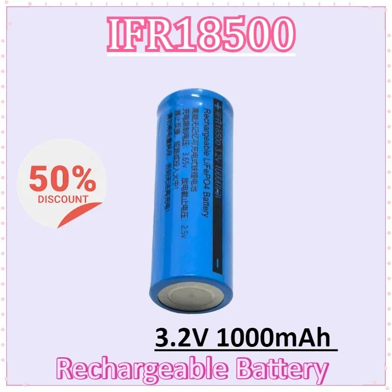 IFR18500 3.2V 1000mAh Rechargeable Lithium Battery Accessories for Electric Hair Clipper Battery
IFR18500 3.2V 1000mAh Rechargeable Lithium Battery Accessories for Electric Hair Clipper Battery