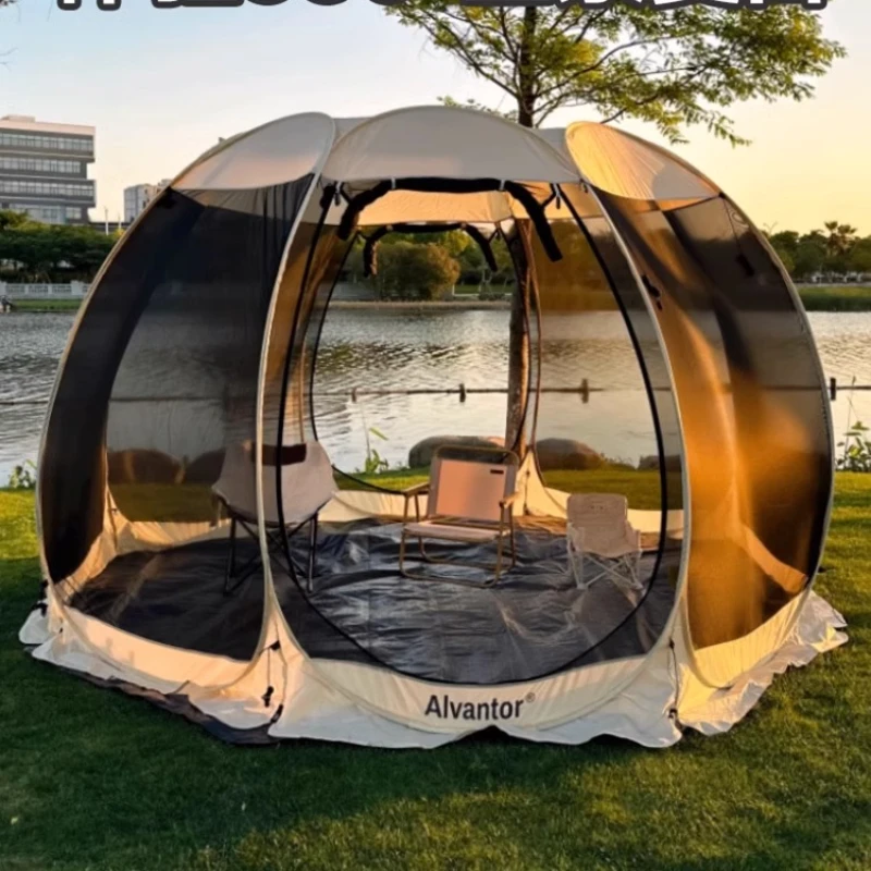 XL outdoor spherical quick-opening free tent folding portable rainproof and mosquito-proof camping equipment
XL outdoor spherical quick-opening free tent folding portable rainproof and mosquito-proof camping equipment