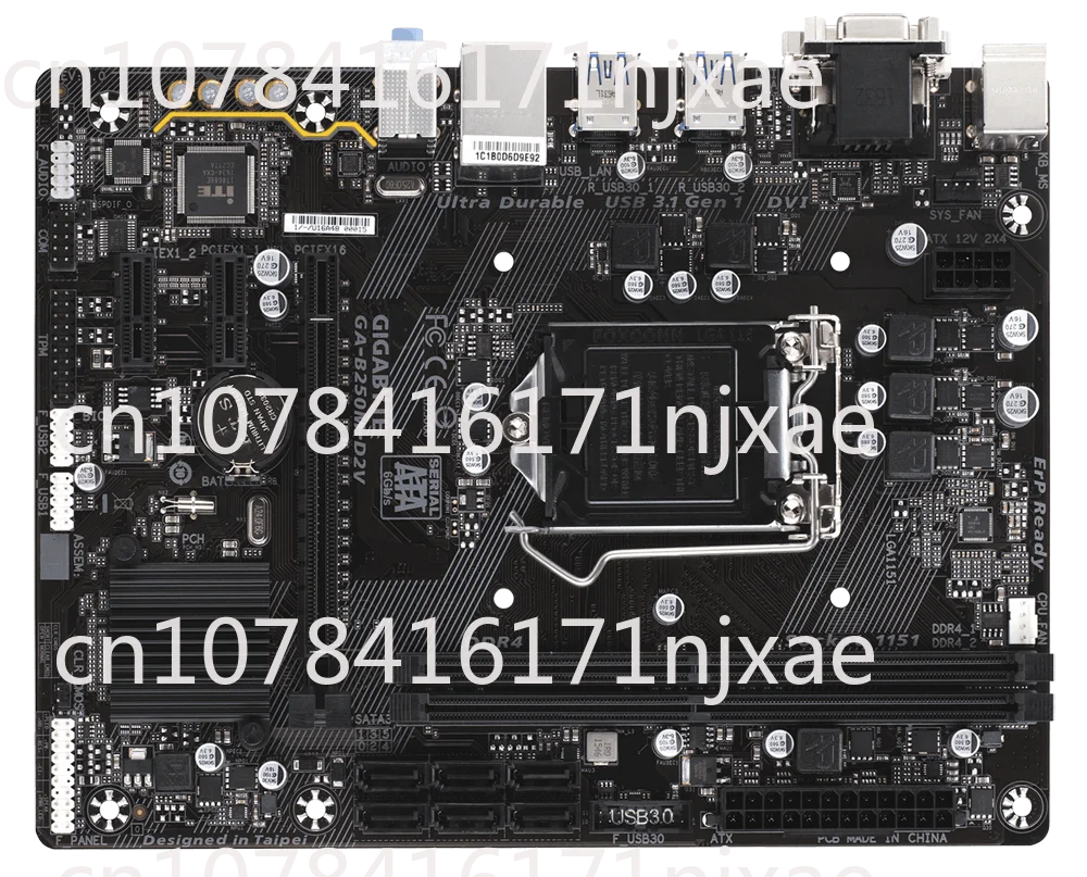 90%New FOR Gigabyte GA-B250M-D2V B250 LGA1151 DDR4 VGA+DVI Motherboard Tested OK
90%New FOR Gigabyte GA-B250M-D2V B250 LGA1151 DDR4 VGA+DVI Motherboard Tested OK