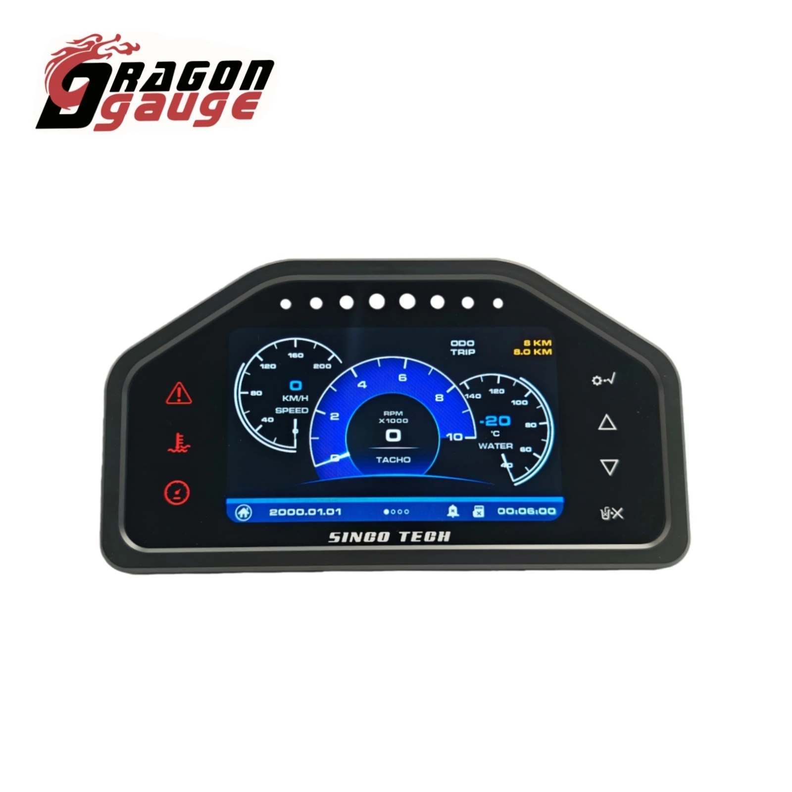 Racing Gauge 9 in 1 Race Dash Panel Multi-Function Dashboard LCD Screen Display with Sensor Kit DO928
Racing Gauge 9 in 1 Race Dash Panel Multi-Function Dashboard LCD Screen Display with Sensor Kit DO928