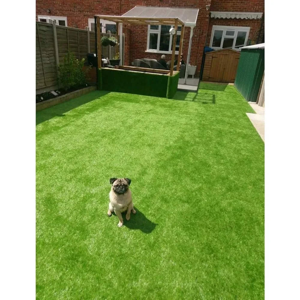 Artificial Lawn, 5 FT X 10 FT ( 50 Square Ft ) Synthetic Thick Lawn Turf Carpet Perfect for Indoor/Outdoor, Artificial Lawn
Artificial Lawn, 5 FT X 10 FT ( 50 Square Ft ) Synthetic Thick Lawn Turf Carpet Perfect for Indoor/Outdoor, Artificial Lawn