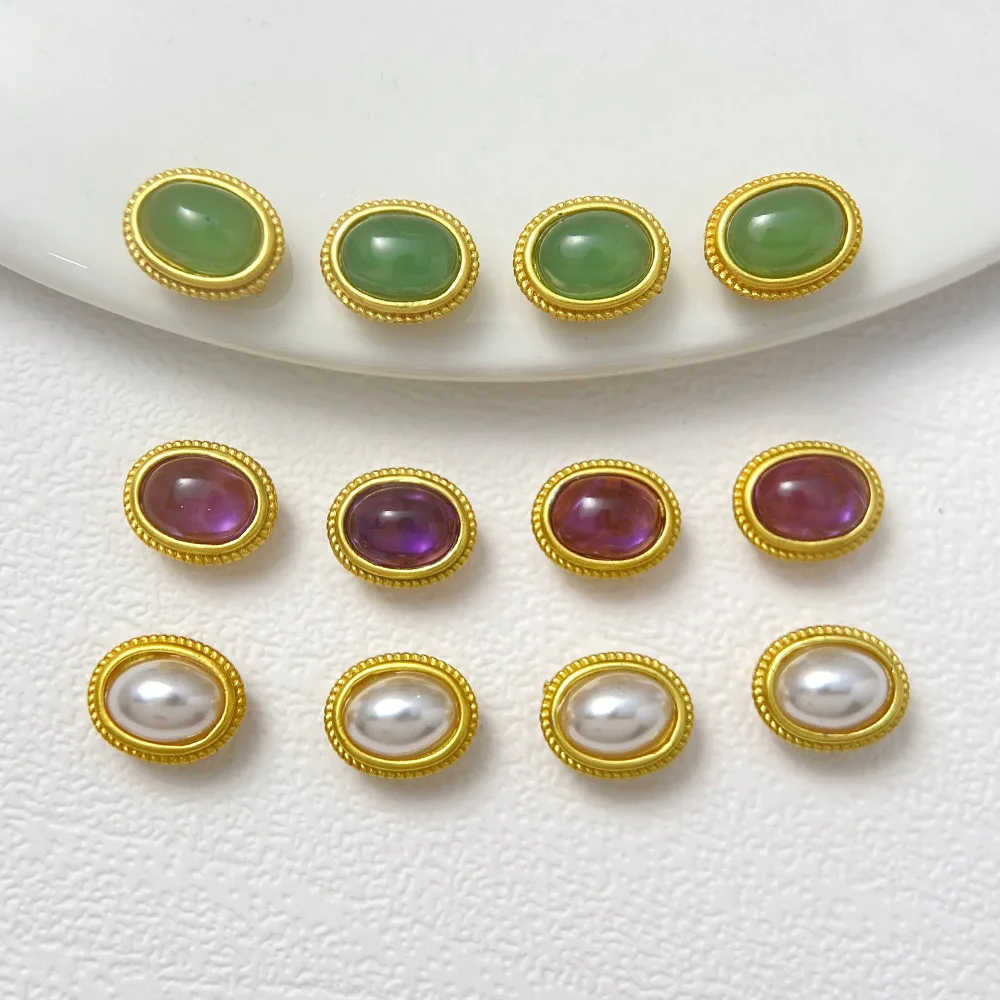 1pcs Copper Plating Jewelry Making Accessories, DIY Pearl Bracelet Necklace Spacer Loose Beads Material Wholesale Accessories
1pcs Copper Plating Jewelry Making Accessories, DIY Pearl Bracelet Necklace Spacer Loose Beads Material Wholesale Accessories