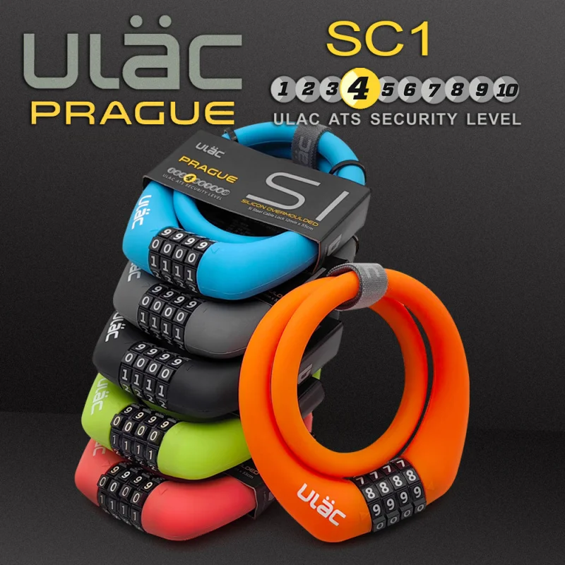 ULAC Silicone Password Lock 4-Digit Combination Steel Lock Motorcycle Outdoor Sports with Colorful Design
ULAC Silicone Password Lock 4-Digit Combination Steel Lock Motorcycle Outdoor Sports with Colorful Design