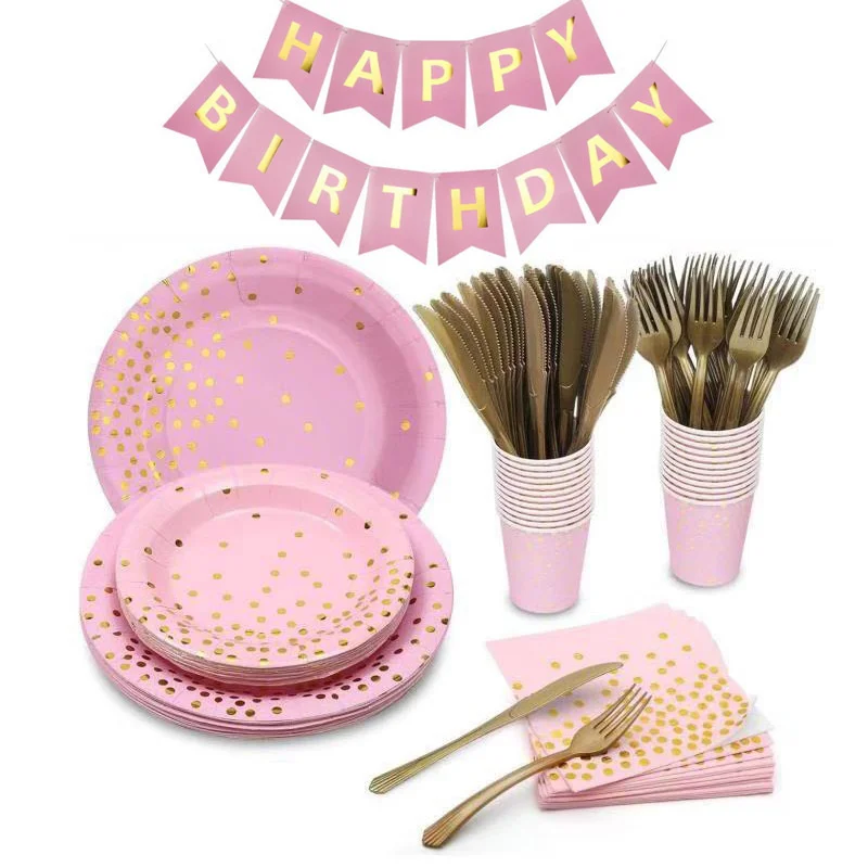 Pink Plated Dot Theme Disposable Party Supplies Birthday Baby Shower Wedding Kids Decoration Tableware Paper Plate Napkin Cup
Pink Plated Dot Theme Disposable Party Supplies Birthday Baby Shower Wedding Kids Decoration Tableware Paper Plate Napkin Cup