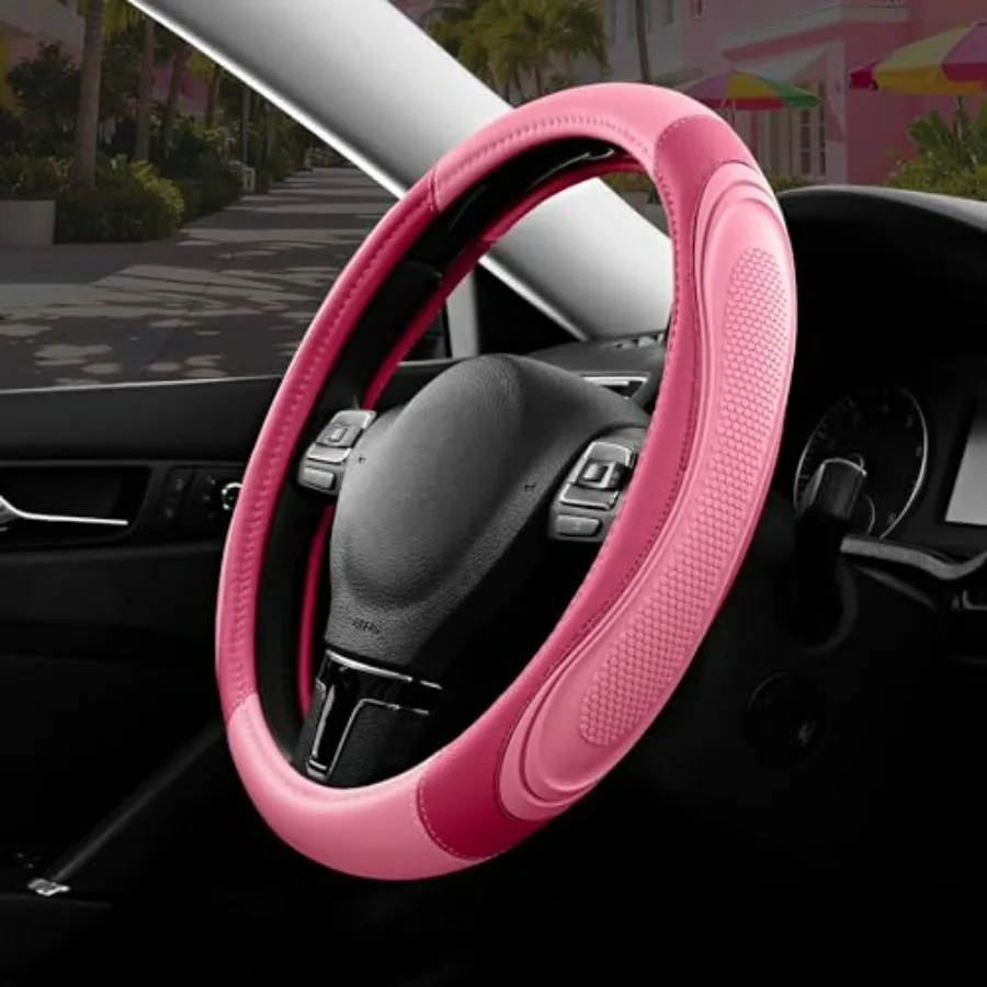 Car Steering Wheel Cover - Microfiber Leather Steering Wheel Wrap Sports 4.5-5 Inch Steering Wheel Cover Non-Slip for Men Women
Car Steering Wheel Cover - Microfiber Leather Steering Wheel Wrap Sports 4.5-5 Inch Steering Wheel Cover Non-Slip for Men Women