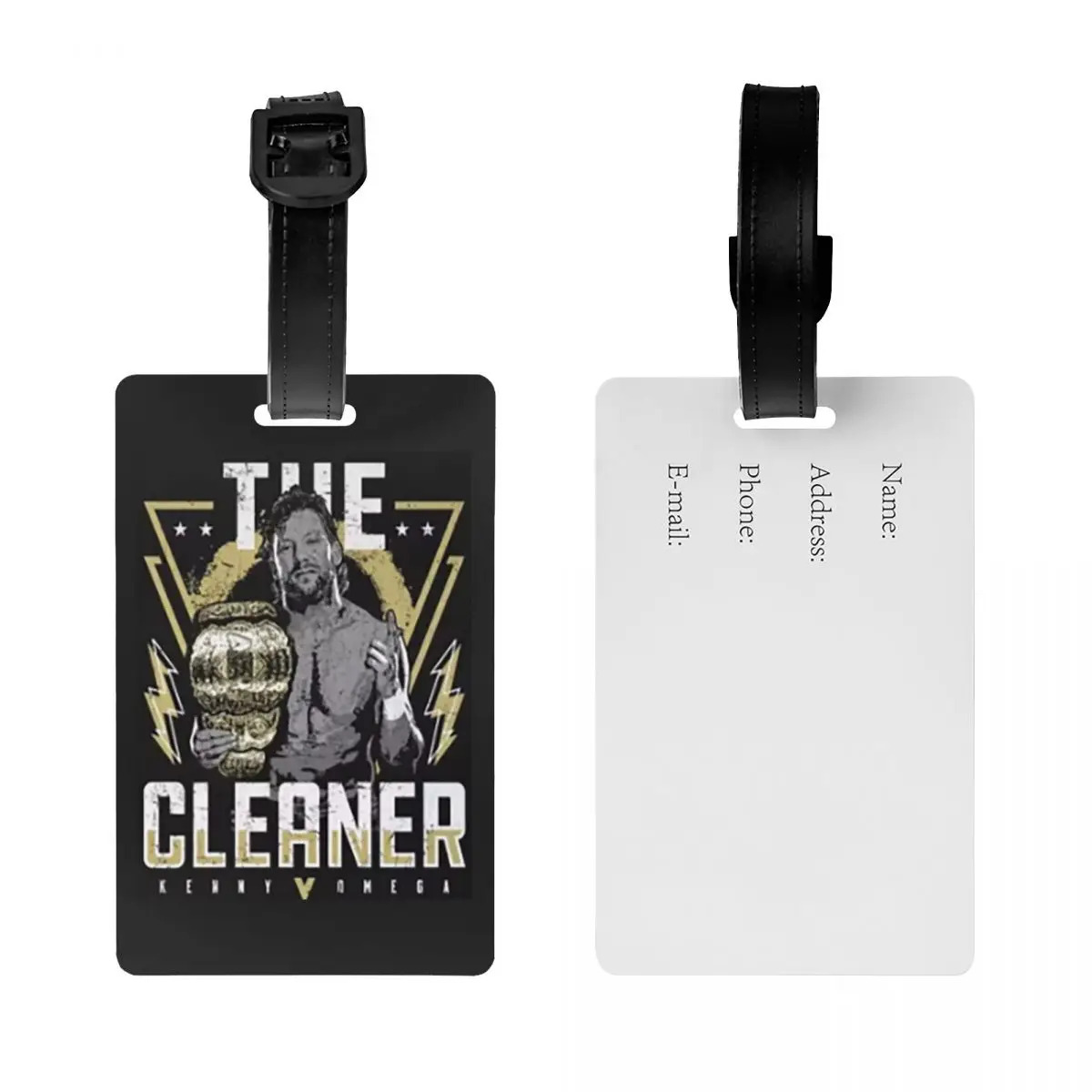 Kenny Omega Kenny The Champ Luggage Tags Suitcase Accessories Travel Baggage Boarding Tag Label Holder ID Name Address
Kenny Omega Kenny The Champ Luggage Tags Suitcase Accessories Travel Baggage Boarding Tag Label Holder ID Name Address