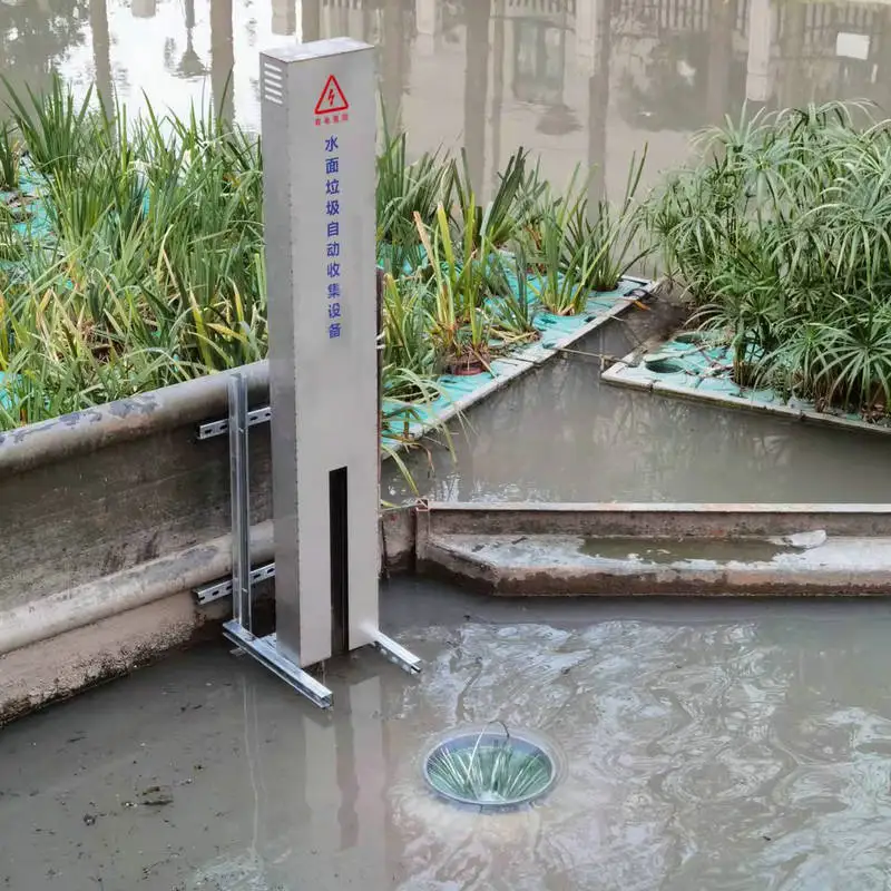 Automatic surface garbage collector 24-hour deciduous algae collection equipment Factory surface garbage collection equipment
