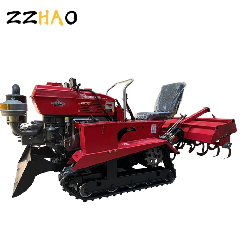 Manufacturers Supply Paddyfield and Dry Land Dual Use Crawler Rotary Cultivator Ride Type Cultivator 35hp Small Micro Cultivator
Manufacturers Supply Paddyfield and Dry Land Dual Use Crawler Rotary Cultivator Ride Type Cultivator 35hp Small Micro Cultivator