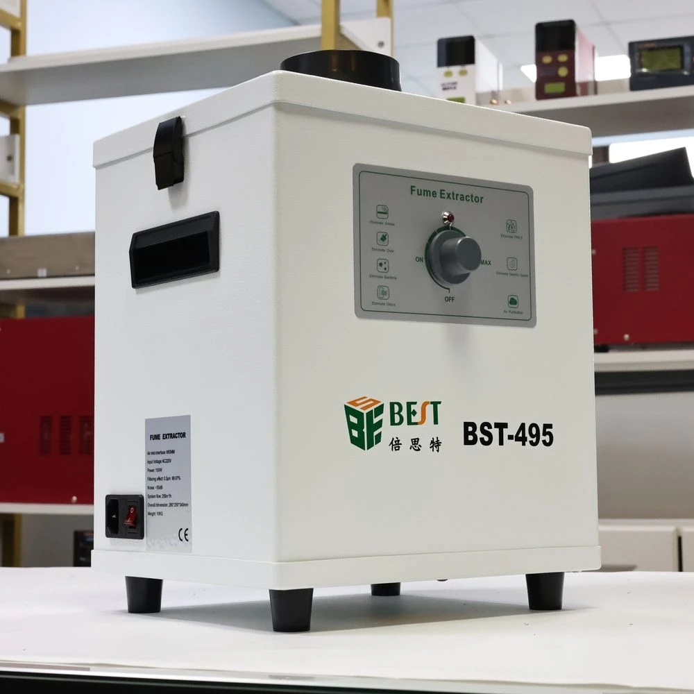 Air Purifier Machine Smoking Instrument Smoke Purifier Welding Solder Purification Mobile BST-495 150W Smoke Absorber
Air Purifier Machine Smoking Instrument Smoke Purifier Welding Solder Purification Mobile BST-495 150W Smoke Absorber