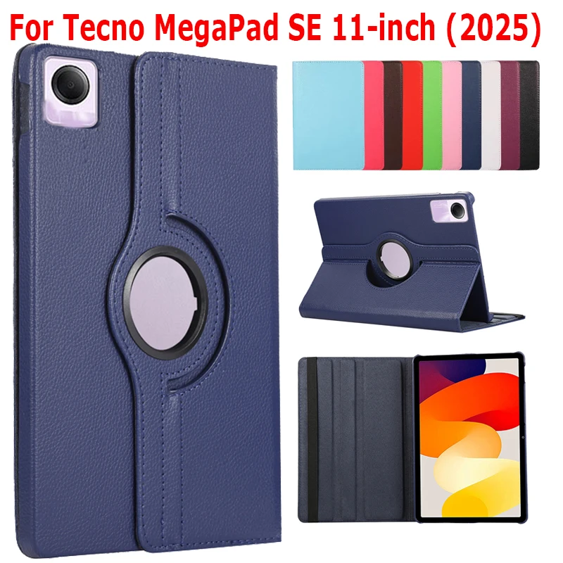 Вращающийся на 360 градусов чехол из искусственной кожи для планшета Tecno MegaPad SE 11 2025 11 дюймов
Вращающийся на 360 градусов чехол из искусственной кожи для планшета Tecno MegaPad SE 11 2025 11 дюймов