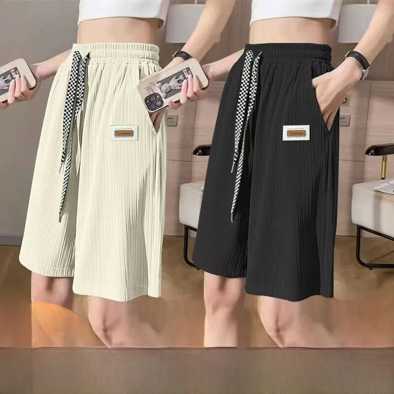 Ice Silk Short Pants Women's Summer Thin Hanging Sense Casual Loose Sleepwear Five-Point Sports Trousers Breathable Fashion B...
Ice Silk Short Pants Women's Summer Thin Hanging Sense Casual Loose Sleepwear Five-Point Sports Trousers Breathable Fashion B...