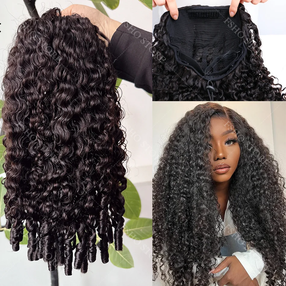 Half Wigs Human Hair Kinky Curly 12 In Human Hair Wig Seamless Flip Over Half Wig Beginner Friendly Curly Wigs for Women
Half Wigs Human Hair Kinky Curly 12 In Human Hair Wig Seamless Flip Over Half Wig Beginner Friendly Curly Wigs for Women