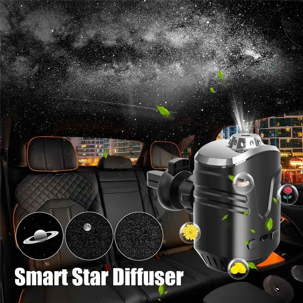 Car Air Freshener RGB Starry Sky Top with Multi-Function Aromatherapy Essential Freshener Diffuser Accessories LED Ambient Light
Car Air Freshener RGB Starry Sky Top with Multi-Function Aromatherapy Essential Freshener Diffuser Accessories LED Ambient Light