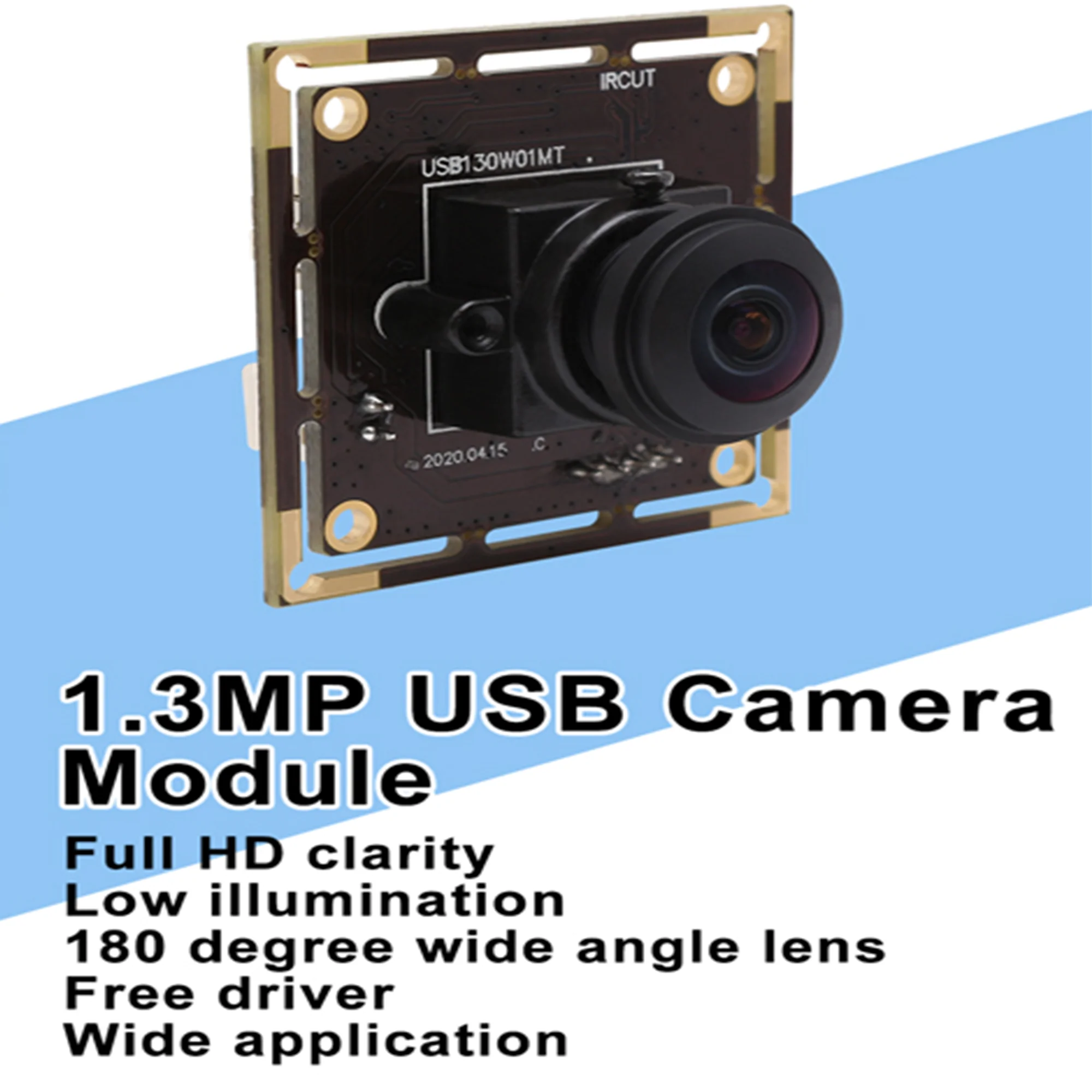 ELP 180 Degree Fisheye Lens USB Camera Module 1.3MP 1280x960 0.01Lux Low Light Wide Angle Mini Video Webcam for Security System
ELP 180 Degree Fisheye Lens USB Camera Module 1.3MP 1280x960 0.01Lux Low Light Wide Angle Mini Video Webcam for Security System