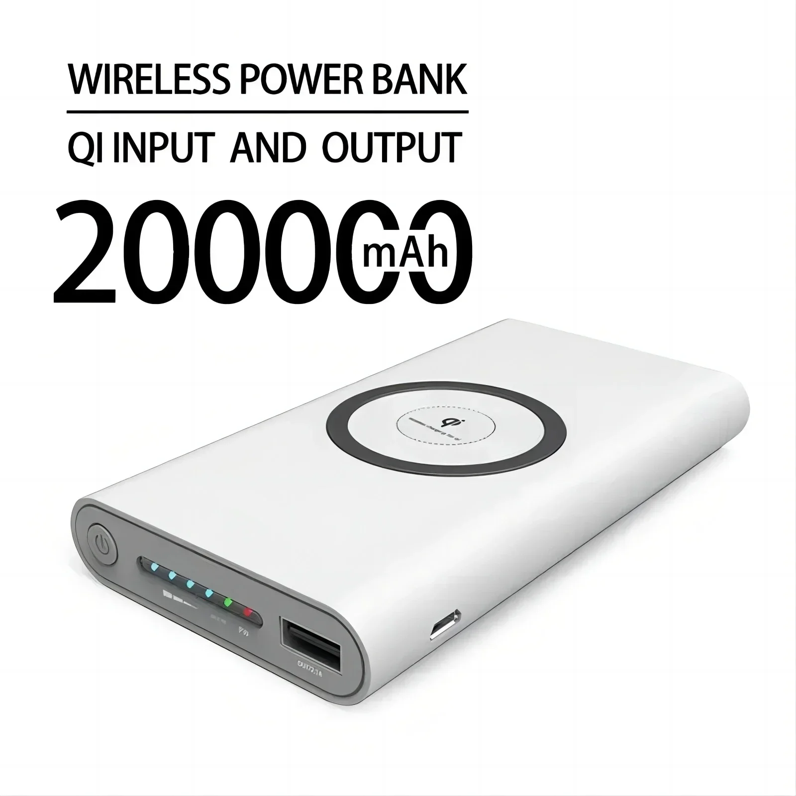 Wireless power bank 200000mAh bidirectional fast charging power bank portable charger for mobile phones C-type external battery
Wireless power bank 200000mAh bidirectional fast charging power bank portable charger for mobile phones C-type external battery