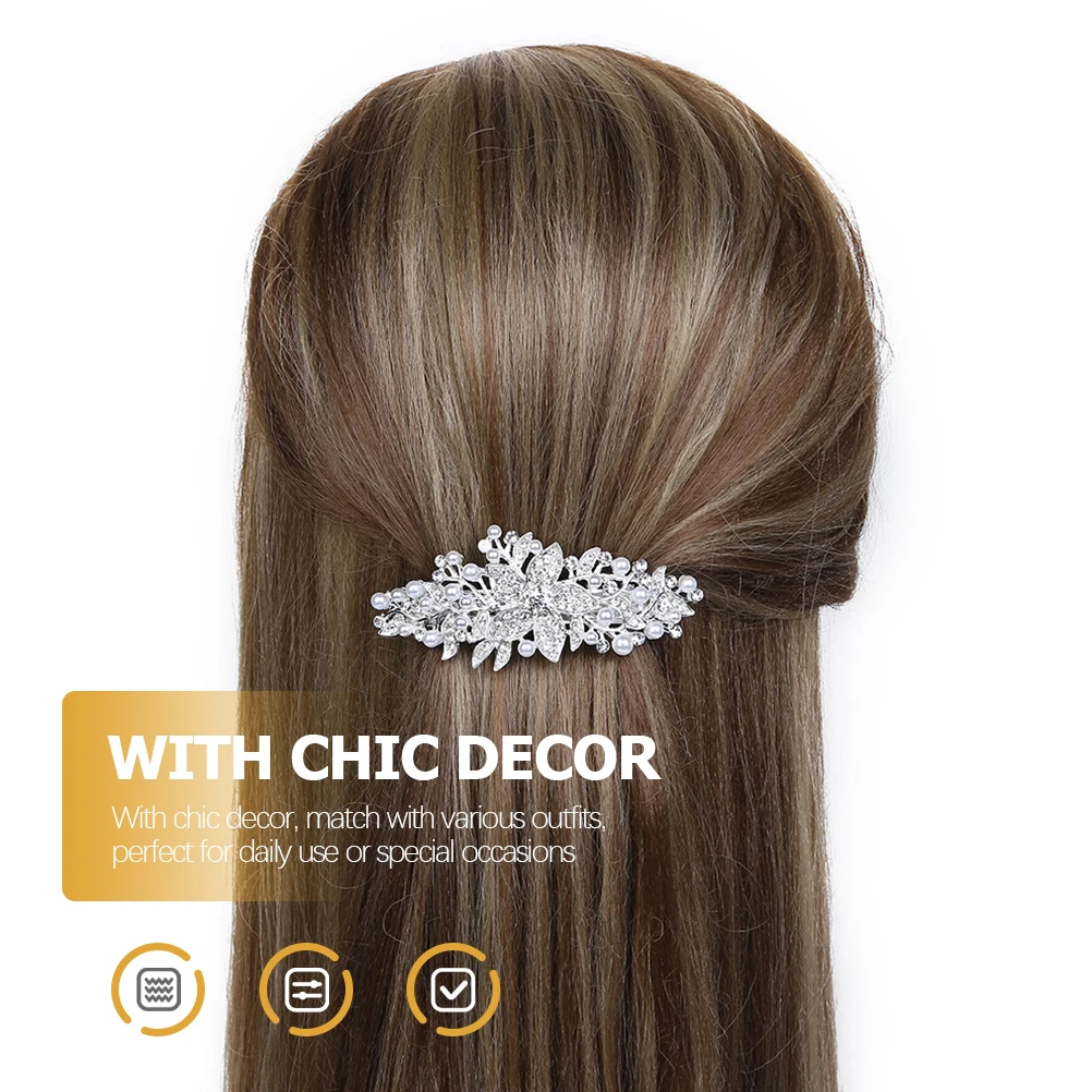 Pearl Hairpin Rhinestone Decorative Flower Clips for Styling Elegant Women Accessories Bridesmaid Party Wedding Hair Tools
Pearl Hairpin Rhinestone Decorative Flower Clips for Styling Elegant Women Accessories Bridesmaid Party Wedding Hair Tools