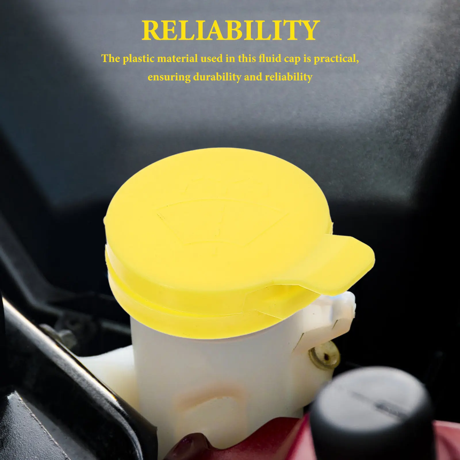 Windshield Washer Fluid Cap 1 Piece Plastic Reservoir Tank Bottle Cover for Car Wiper System Quick Install Reliable Maintenance
Windshield Washer Fluid Cap 1 Piece Plastic Reservoir Tank Bottle Cover for Car Wiper System Quick Install Reliable Maintenance