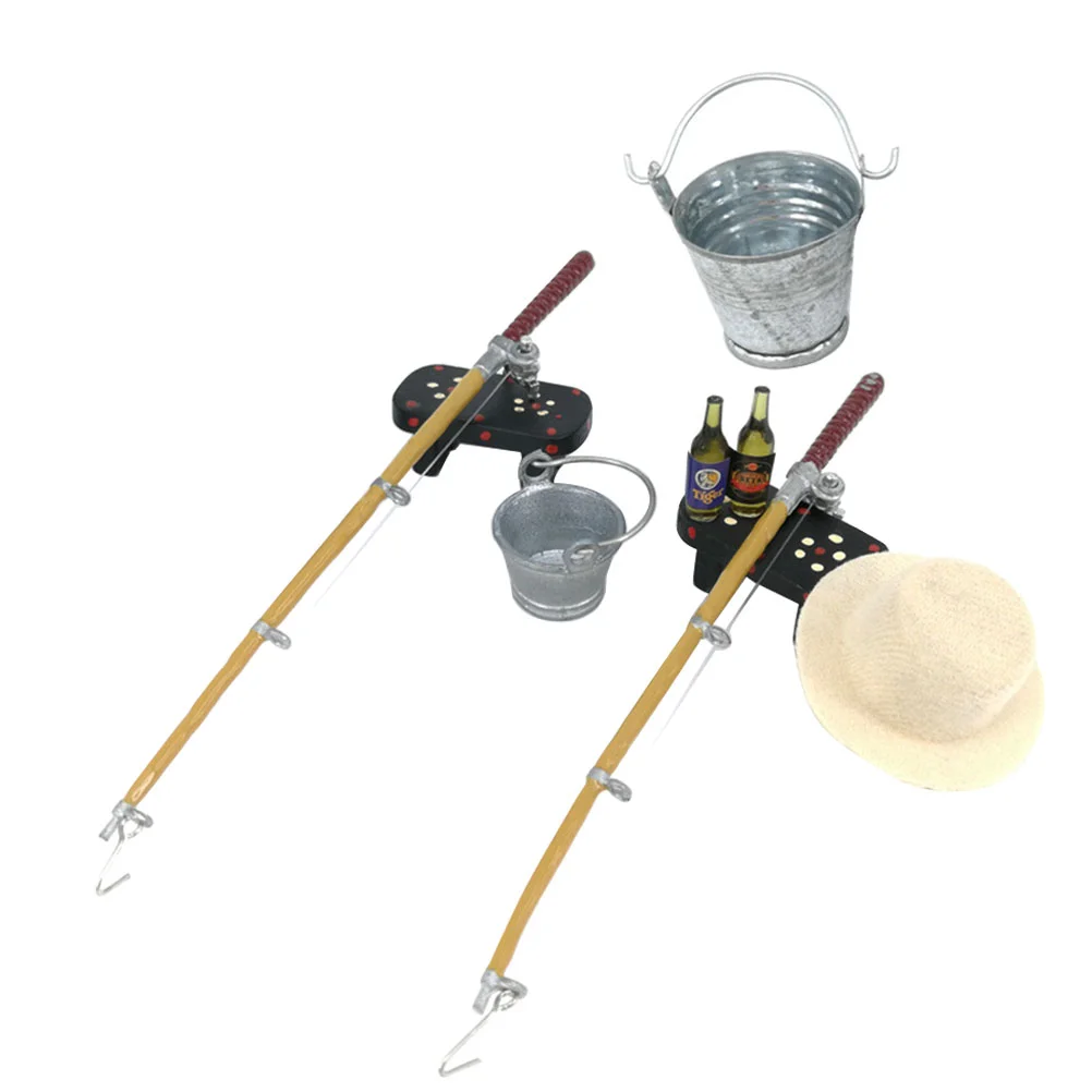 Simulation Fishing Tackle Poles Toy Decor Mini Miniature Rods House Decoration Metal Decors Supply Tiny Ornament Child Toys
Simulation Fishing Tackle Poles Toy Decor Mini Miniature Rods House Decoration Metal Decors Supply Tiny Ornament Child Toys