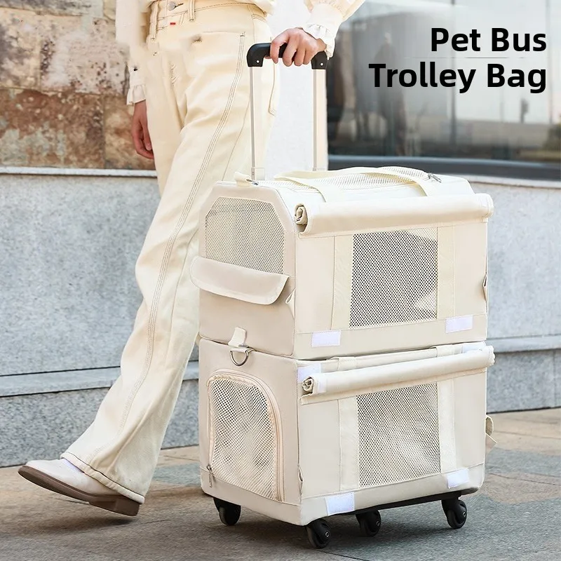 Large Capaci Pet Travel Bag Double Layer Carry on Bag Portable for Two s Bus Lage Dog Pusart Bapa
Large Capaci Pet Travel Bag Double Layer Carry on Bag Portable for Two s Bus Lage Dog Pusart Bapa