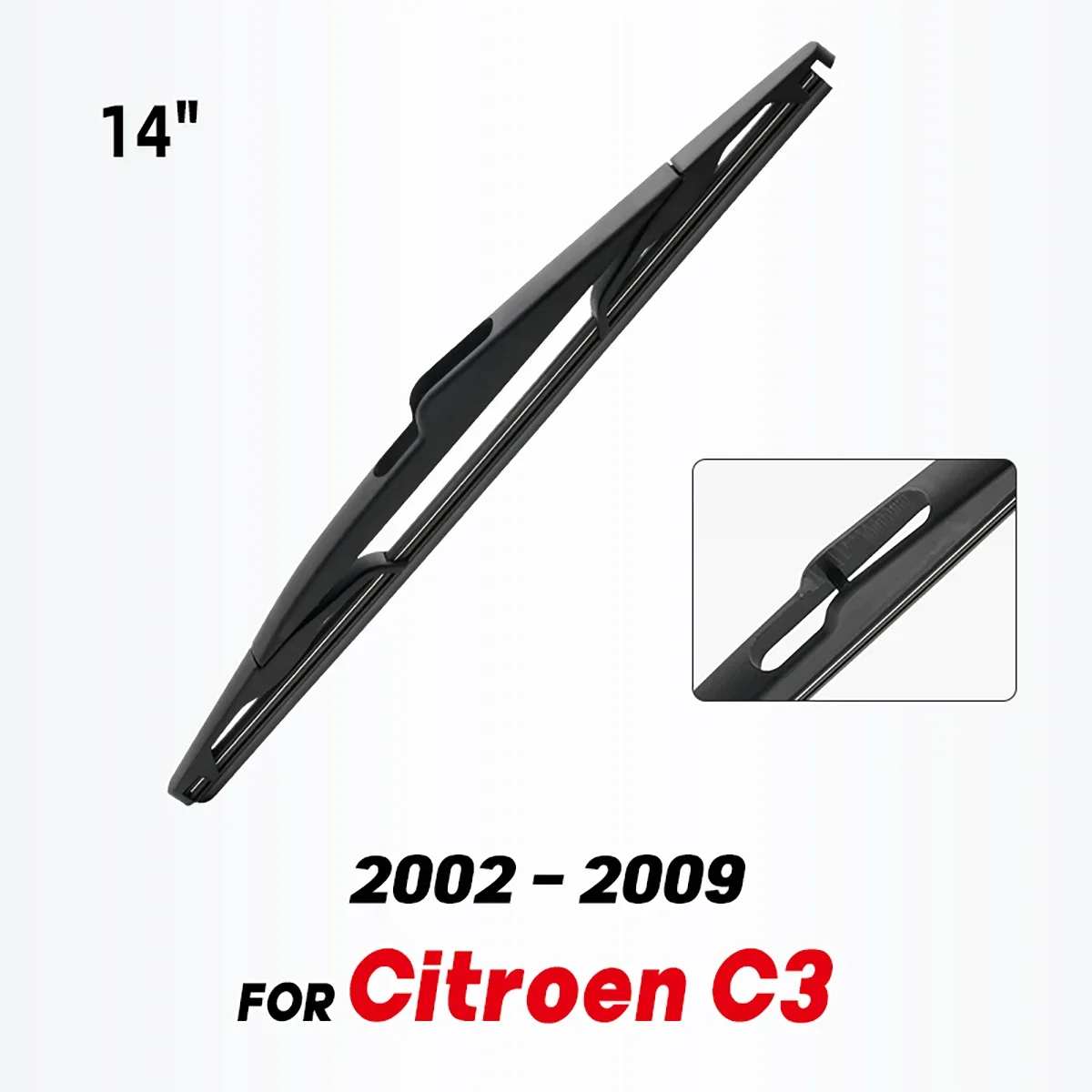Wiper 14" Rear Wiper Blade For Citroen C3 2002 - 2009 Windshield Windscreen Rear Window
Wiper 14" Rear Wiper Blade For Citroen C3 2002 - 2009 Windshield Windscreen Rear Window