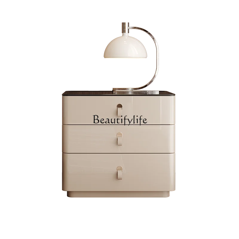 Italian light luxury minimalist bedroom bedside table square light cabinet modern high-end
Italian light luxury minimalist bedroom bedside table square light cabinet modern high-end