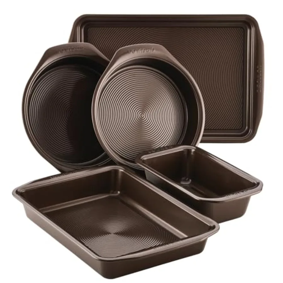 Nonstick Bakeware Set with Nonstick Cookie Sheet Bread Pan Bakings Pan and Cake Pans
Nonstick Bakeware Set with Nonstick Cookie Sheet Bread Pan Bakings Pan and Cake Pans
