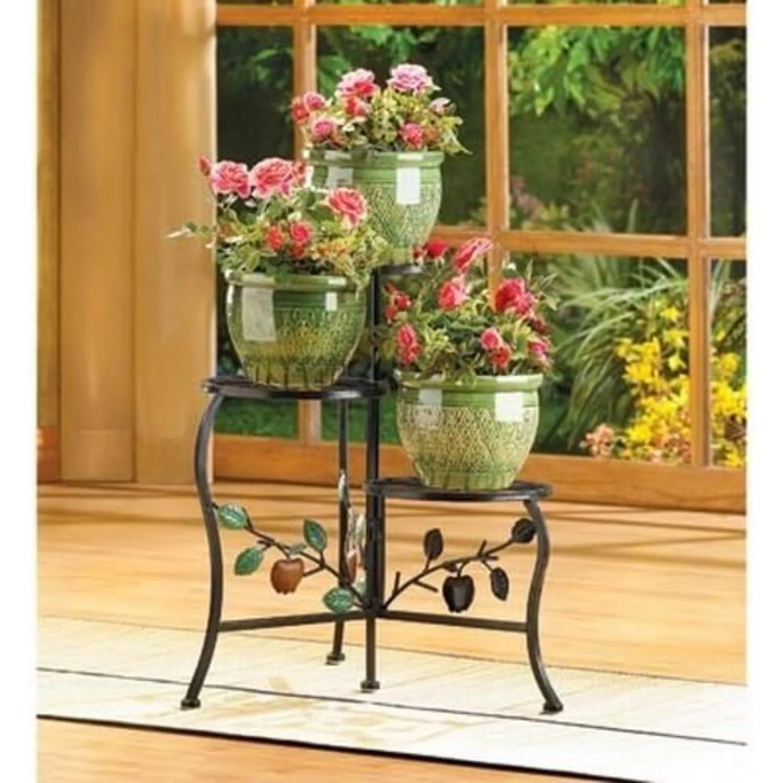 39857 Country Plant Stand, Multicolor,WROUGHT IRON
39857 Country Plant Stand, Multicolor,WROUGHT IRON
