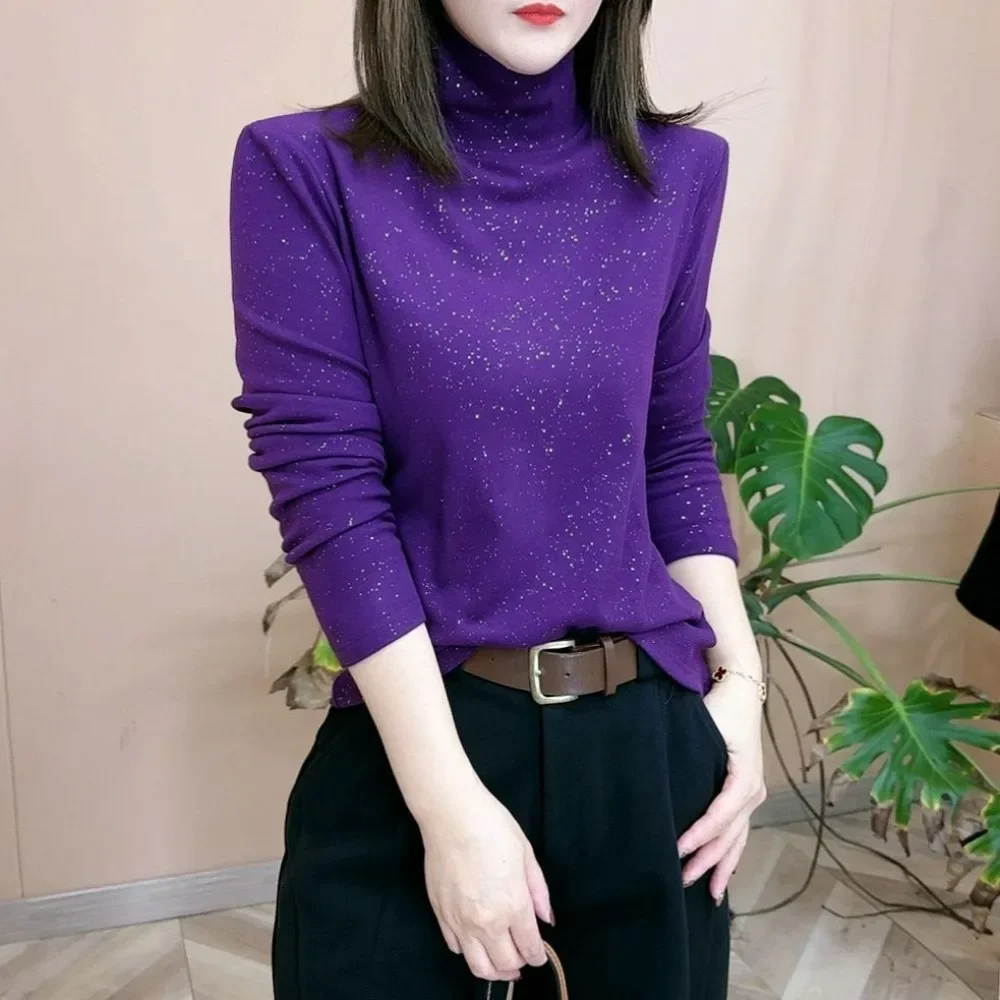 New Plus Size Autumn Winter Long Sleeve T Shirt for Women a Versatile Loose Fit Layering Top and Fashion Mom Tee
New Plus Size Autumn Winter Long Sleeve T Shirt for Women a Versatile Loose Fit Layering Top and Fashion Mom Tee