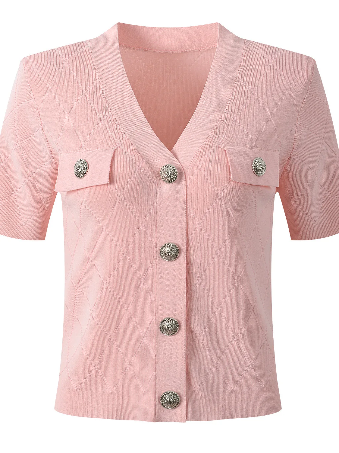 High-End Version Parisian Spring Summer V-Neck Slim Fit Casual Short Sleeve Knitted Open Cardigan Top Women's Fashion
High-End Version Parisian Spring Summer V-Neck Slim Fit Casual Short Sleeve Knitted Open Cardigan Top Women's Fashion
