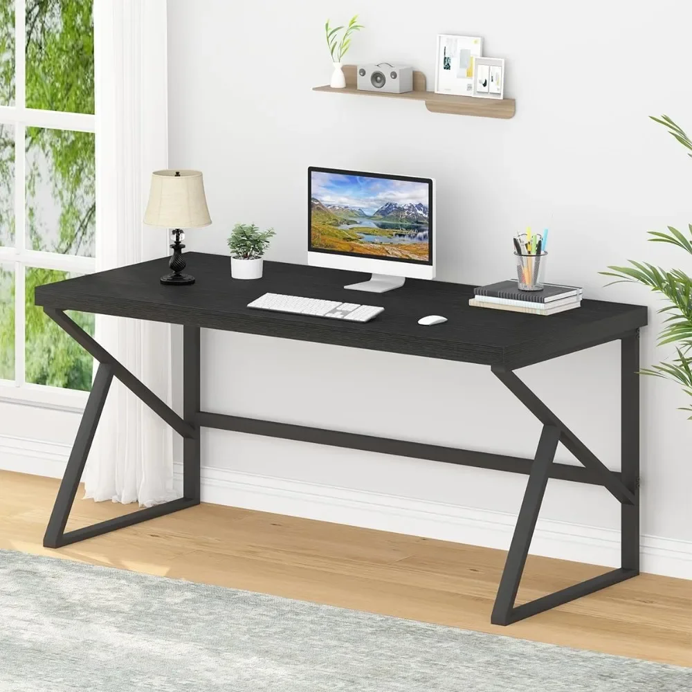 Long Home Office Laptop PC Desk, Large Industrial Metal Wood Executive Writing Gaming Workstation Desk, 60 Inch
Long Home Office Laptop PC Desk, Large Industrial Metal Wood Executive Writing Gaming Workstation Desk, 60 Inch