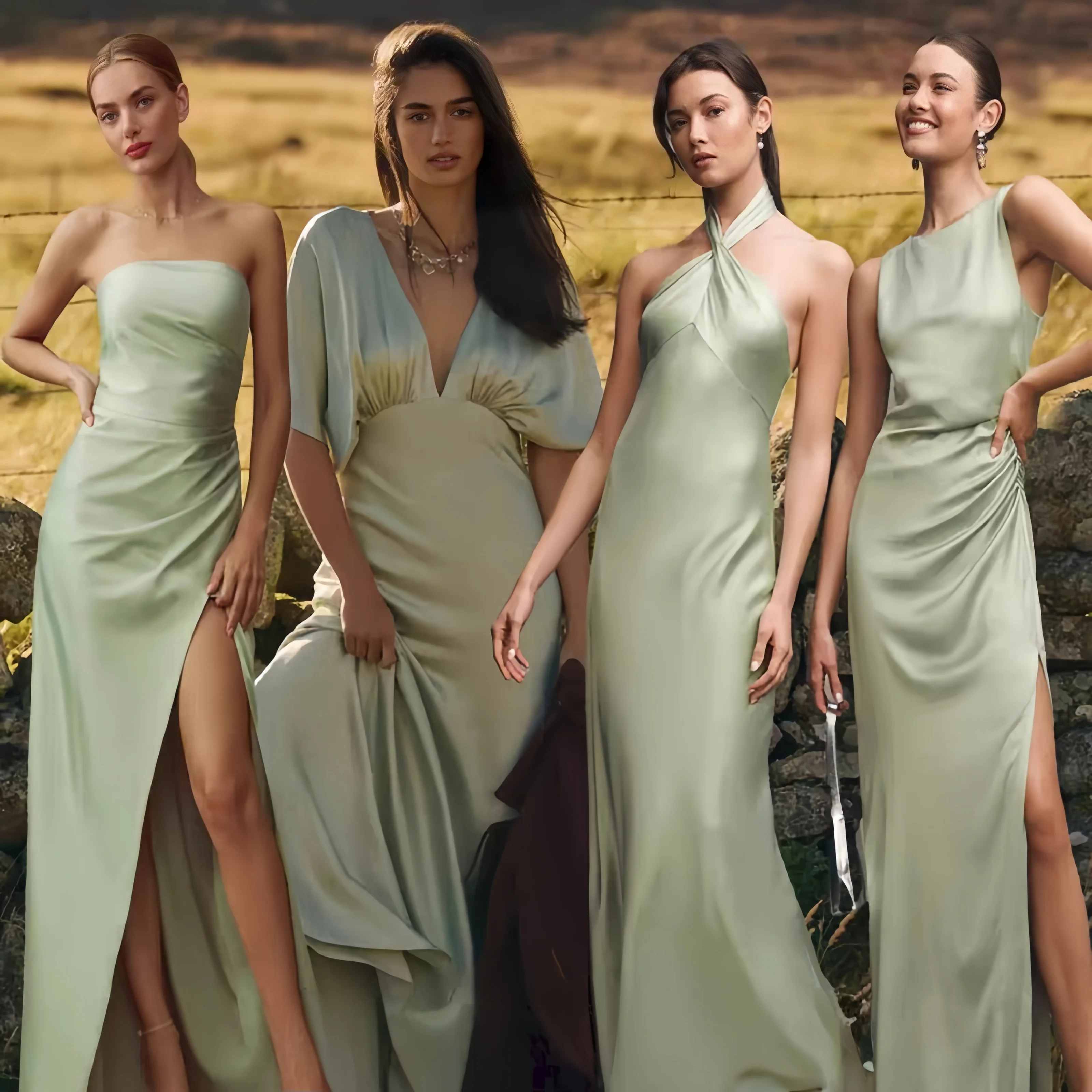 Sage Green Satin Bridesmaid Dress 2026 Strapless Split Long Prom Dress Elegant Formal Gown Guest Robe De Soiree Customizable
Sage Green Satin Bridesmaid Dress 2026 Strapless Split Long Prom Dress Elegant Formal Gown Guest Robe De Soiree Customizable