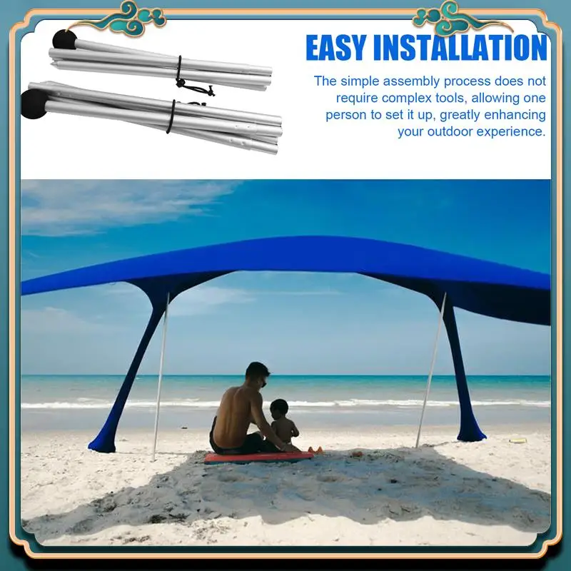 Latest Beach Tent Poles Replacement 2 Packs Foldable Portable Aluminum Alloy Repairing Fixing Accessories For Camping Parties
Latest Beach Tent Poles Replacement 2 Packs Foldable Portable Aluminum Alloy Repairing Fixing Accessories For Camping Parties