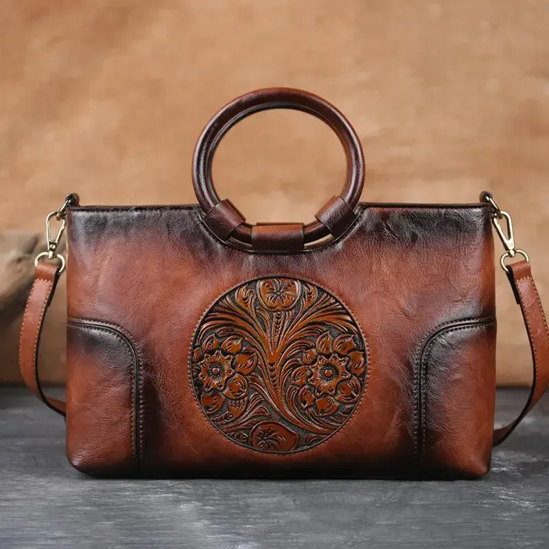 2024 New High Quality Leather Women Handbag Retro Handmade Embossed Shoulder Bag For Women Large Capacity Female Messenger Bags
2024 New High Quality Leather Women Handbag Retro Handmade Embossed Shoulder Bag For Women Large Capacity Female Messenger Bags