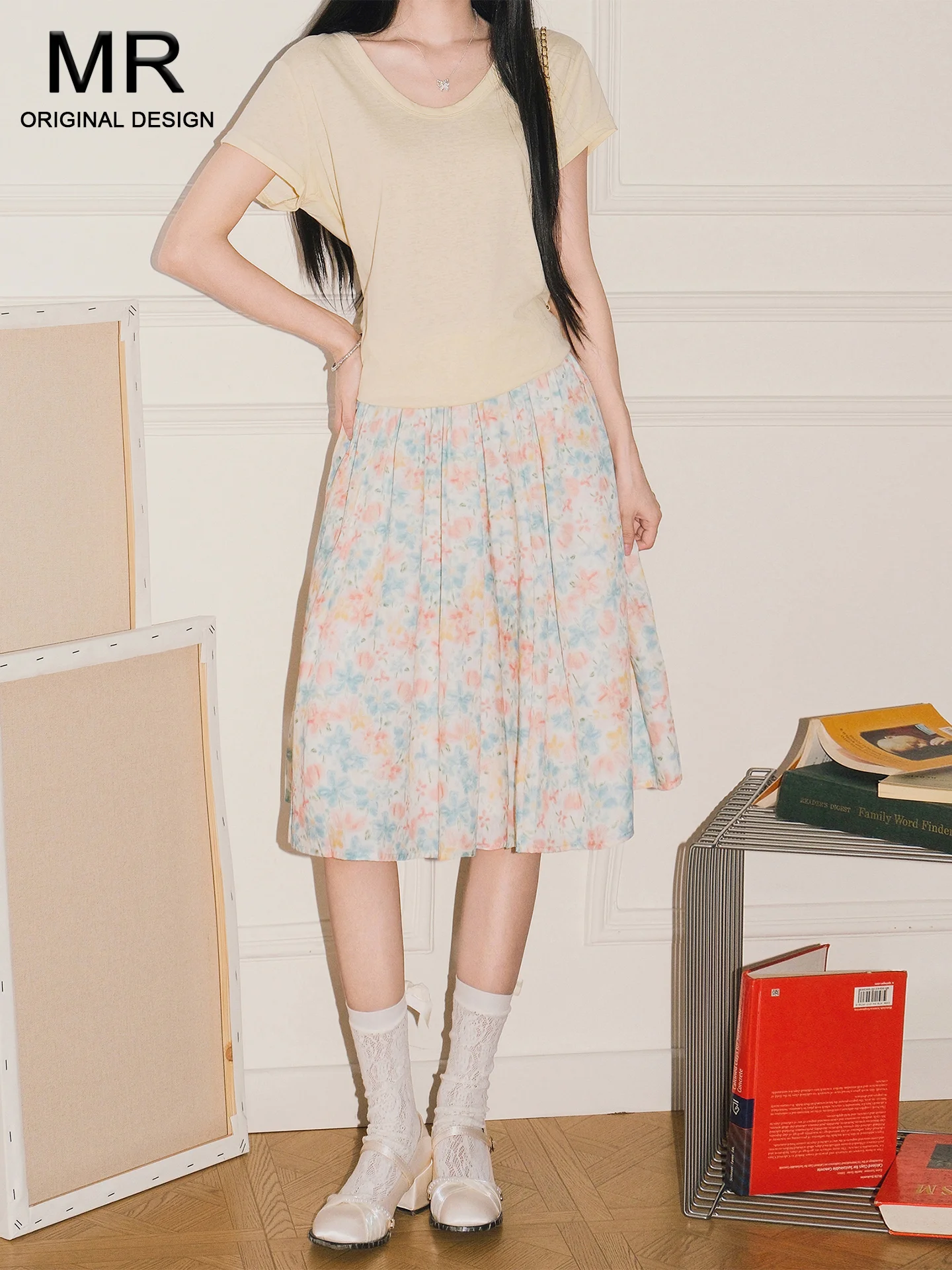 Country Style Floral Print High Waist Skirt Women's Casual A-Line Skirt Slimming Summer New Arrival
Country Style Floral Print High Waist Skirt Women's Casual A-Line Skirt Slimming Summer New Arrival