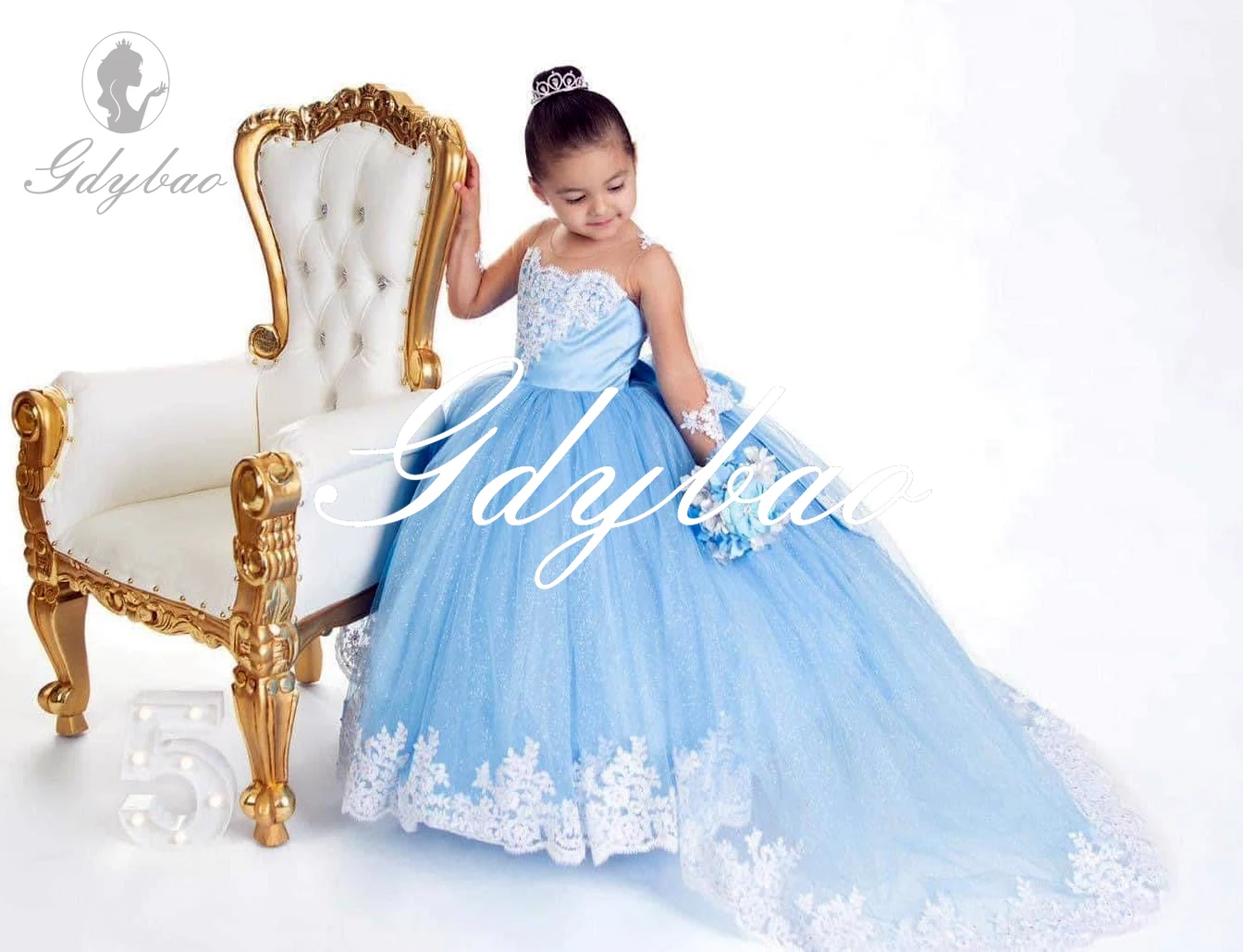 Girls Princess Pageant Dress Long Sleeves Flower Girl Dresses for Weddings With Bow Toddlers Lace Tulle Birthday Party Gowns
Girls Princess Pageant Dress Long Sleeves Flower Girl Dresses for Weddings With Bow Toddlers Lace Tulle Birthday Party Gowns