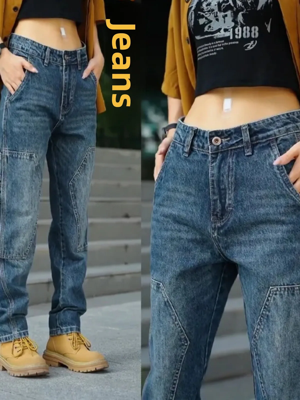 Retro American Denim Jeans Men's Spring Autumn Casual Loose Straight Casual Pants Workwear Wear Resistant Labor Protection An...
Retro American Denim Jeans Men's Spring Autumn Casual Loose Straight Casual Pants Workwear Wear Resistant Labor Protection An...