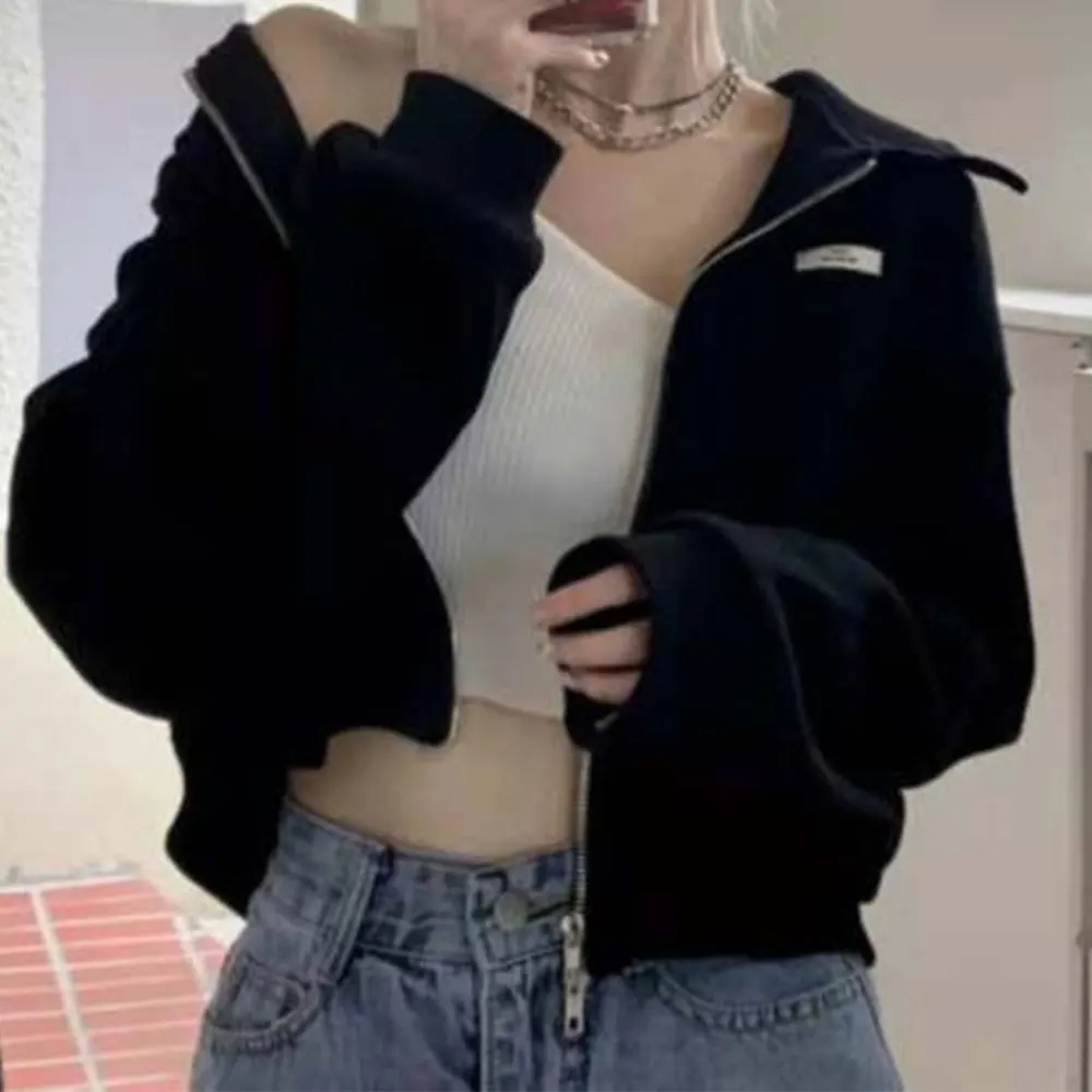 Casual Jacket Zippered Sporty Jacket Pure Color Design For All Seasons For Daily Wear Daily Wear Sporty Jacket
Casual Jacket Zippered Sporty Jacket Pure Color Design For All Seasons For Daily Wear Daily Wear Sporty Jacket